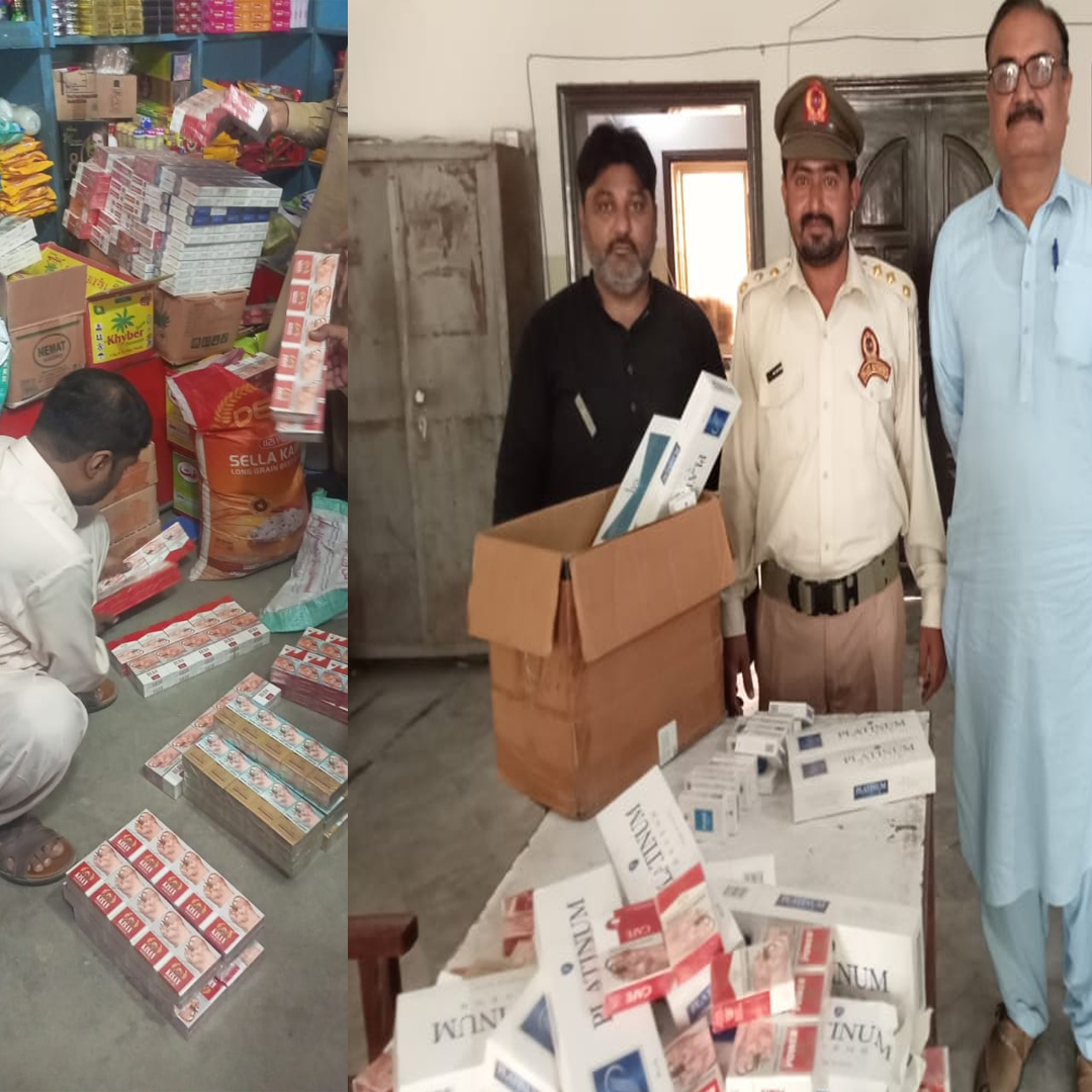 Fbr.B01 FBR Seizes Historic Quantity of Non-Duty Paid/Counterfeit Cigarettes