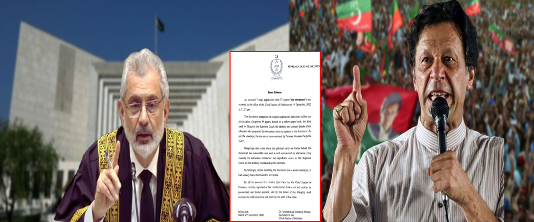 imrab khan vs qazi Supreme Court Responds to Imran Khan's Letter, Asserts Impartiality