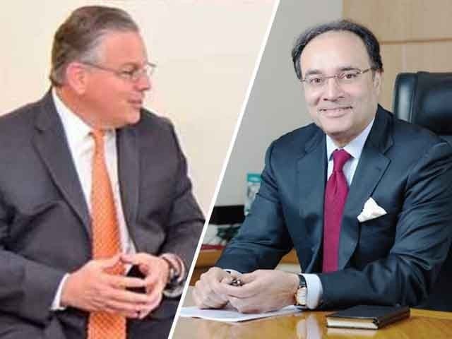 2619875 donaldbloommetfinanceministermuhammadauran1710849861 0 US Ambassador Blome and Finance Minister Aurangzeb Discuss Collaboration for Pakistan's Reform Targets