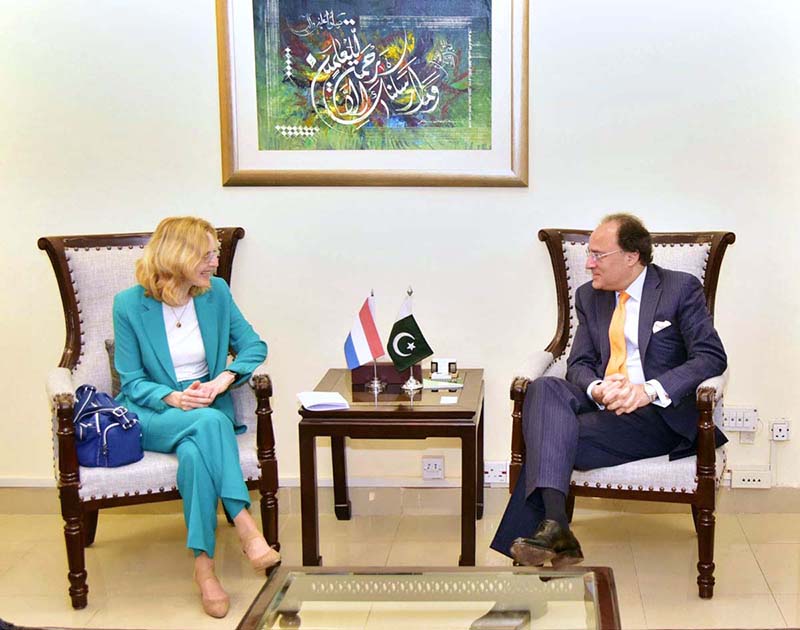 APP41 030424Islamabad Ambassador of the Kingdom of the Netherlands meets with Finance Minister