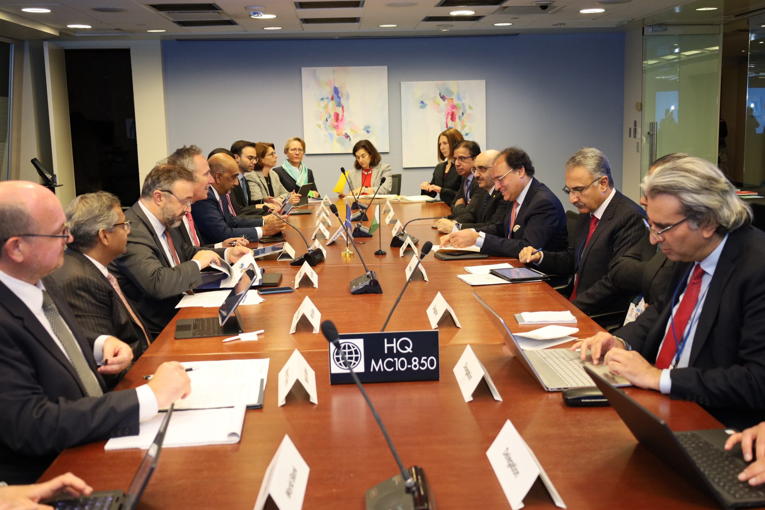 WhatsApp Image 2024 04 20 at 10.47.08 AM scaled 1 Finance Minister Muhammad Aurangzeb Meets World Bank Regional VP, Discusses Development Priorities
