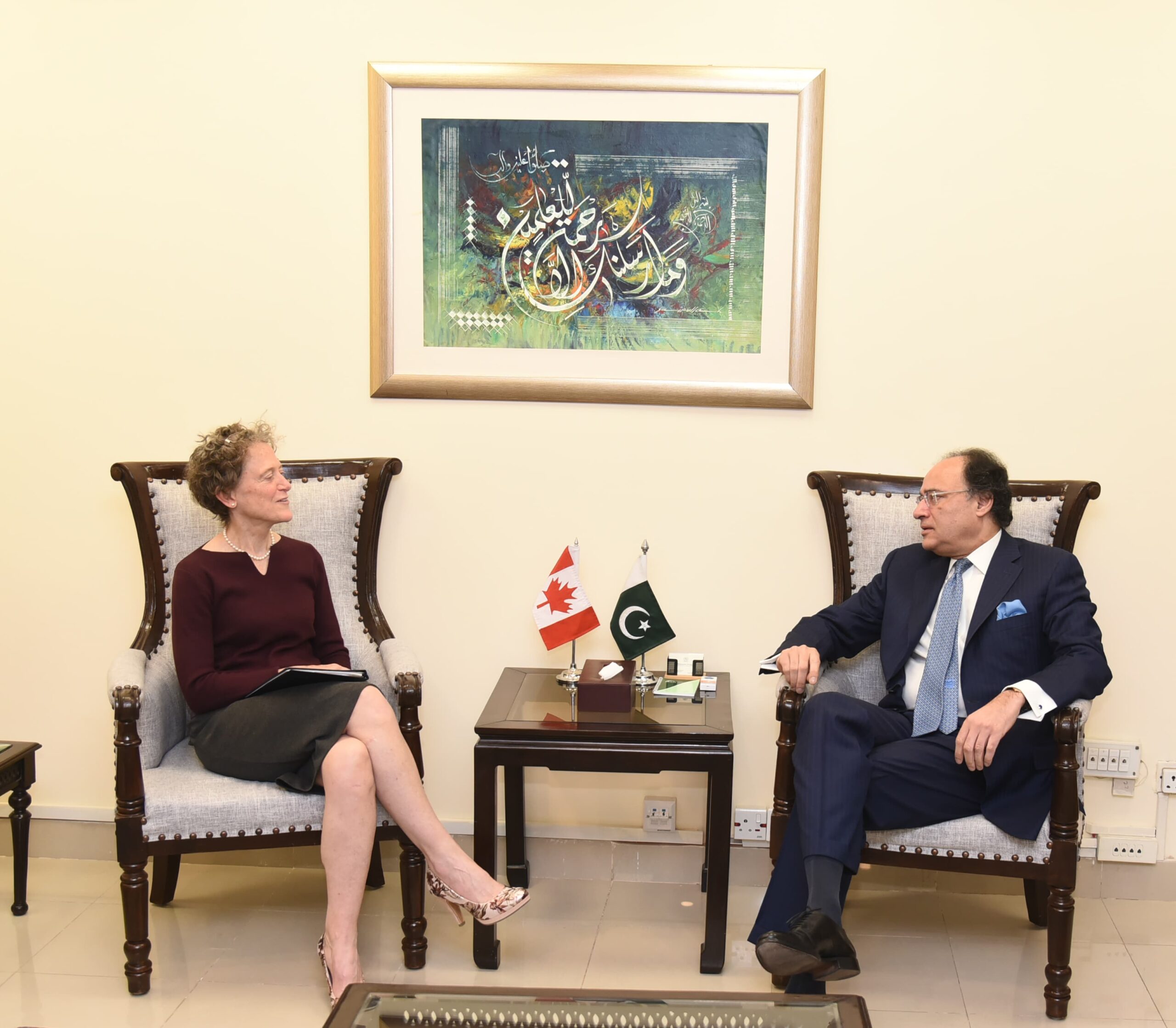 WhatsApp Image 2024 05 23 at 9.25.44 AM scaled 1 Canadian High Commissioner Calls On FM Muhammad Aurangzeb