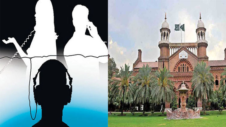 823406 82239640 LHC Challenged Federal Government's Notification on ISI Phone Tapping