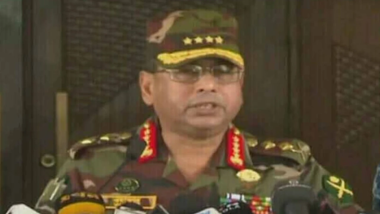 Bangladesh army chief 1280x720 1 Bangladesh Army Chief Announces PM Hasina's Resignation and Interim Govt