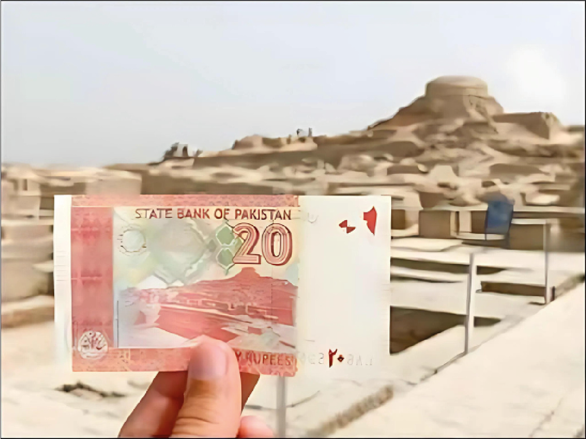 Mohenjo Daro Image from Currency Notes Sindh Protests Removal of Mohenjo-Daro from Currency