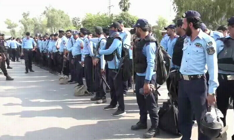 Islamabad police during PTI Rally 4-10-2024